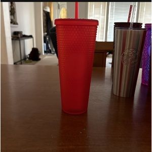 New Starbucks valentines edition red studded cup